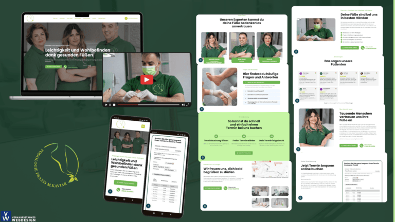Webdesign, Local SEO und Terminbuchungsfunktion Referenz von Verkaufsstarkes Webdesign für Praxis Marzieh Kaviar in Ettlingen