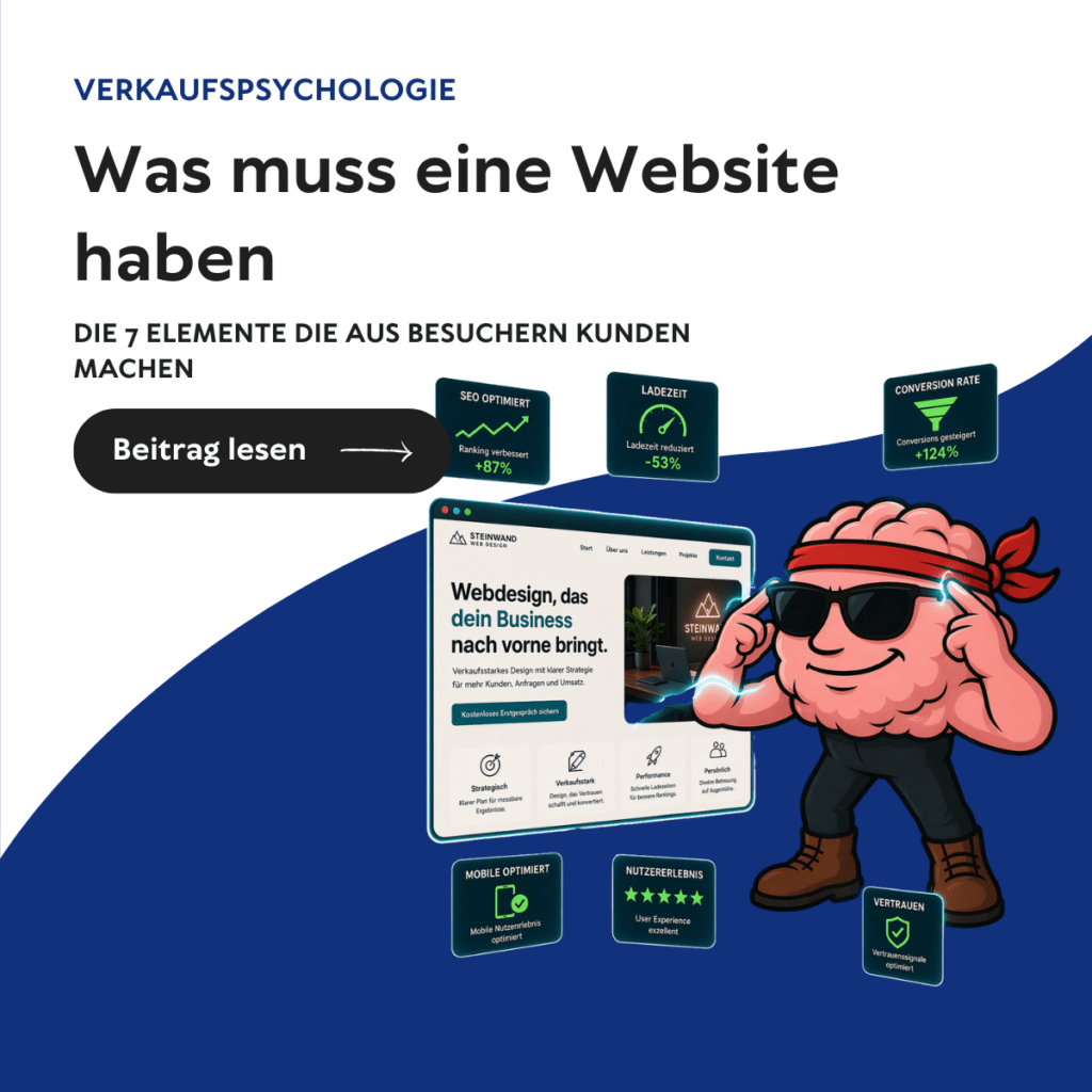 Was muss eine Website haben: Die 7 Elemente die aus Besuchern Kunden machen