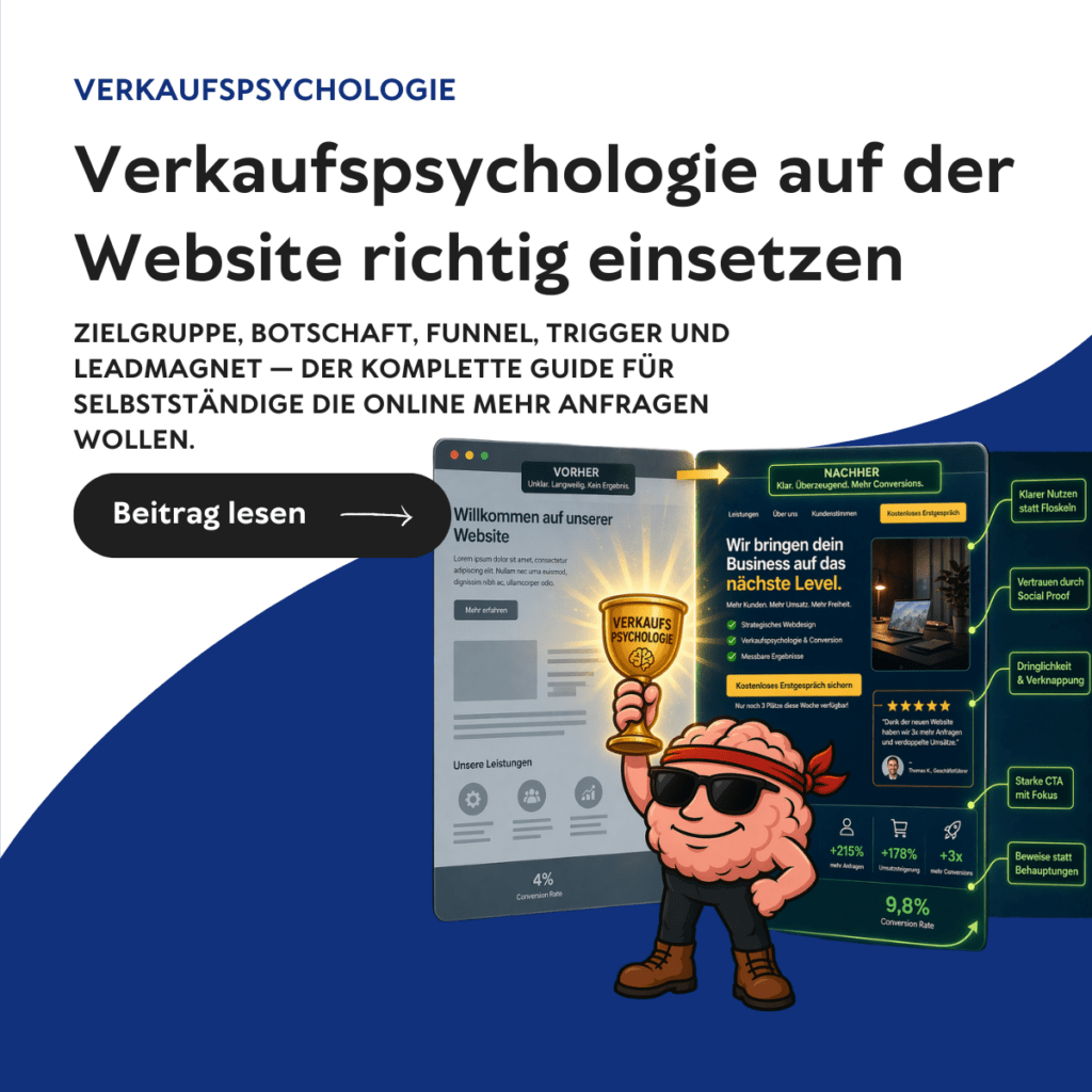 Verkaufspsychologie Website: Wie Selbstständige mit dem richtigen System mehr Anfragen bekommen